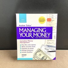 Vintage Andrew Tobias' Managing Your Money Version 5.0 MAC Meca Factory Sealed picture