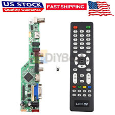 V29 Universal LCD TV Controller Board TV Motherboard VGA/AV/TV/USB US picture