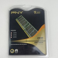 PNY PC3200 512 MB DIMM 400 MHz DDR Memory MD0512SD1 400 Open Box picture