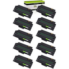 10PK MLT-D105L MLT-D105S Toner Cartridge Fit For Samsung ML-1910 2525W SCX-4623F picture