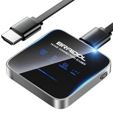 BRAIDOL 2027 UPGRADED WIRELESS HDMI DISPLAY DONGLE ADAPTER - BLACK picture
