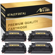 1-4Pk Black CF287A Toner Cartridge for HP 87A Laserjet Enterprise M506 MFP M527 picture