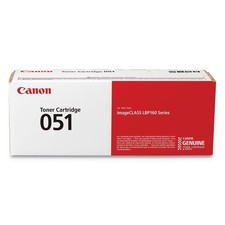 Canon 051 Genuine OEM Black Toner Cartridge - LBP162dw MF264dw MF267dw MF269dw picture