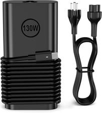 Replacement for Dell 130W Laptop Charger USB C Type C Slim AC Power Adapter picture