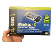 Cisco Linksys WPC54G Wireless-G Notebook Adapter CardBus Adaptor Card Laptop PC picture