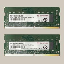 Transcend 16GB Kit (2x 8GB) 2666MHz PC4-21300 DDR4 Laptop Memory 260-Pin SODIMM picture
