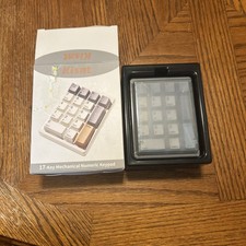 Kisnt 17-Key Mechanical Numeric Keypad (Retro Beige) - Open Box picture