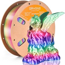 PLA Filament 1.75mm Silk Rainbow Gradient 3D Printer 1KG - 3D Printing Materials picture