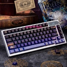 Magic Girl Mechanical Keyboard Keycaps 134 Keys Ace Transparent Transparent Gift picture