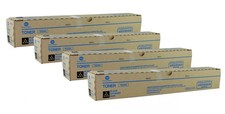Genuine Konica Minolta LOT OF 4 TN328K (AAV8130) Black Toner Cartridge Biz C361i picture