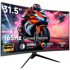 KTC 32 Inch Curved Gaming Monitor, FHD 1080P 165Hz 1500R Monitor, H32S17C picture