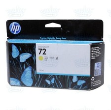 Genuine HP 72 Yellow Ink C9373A T790  T610 T2300 T1120 T1200 T1300  (130ML) picture