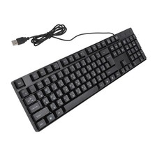 USB Wired Minority Language Keyboard (Russian, English), 104 Russian, Black picture