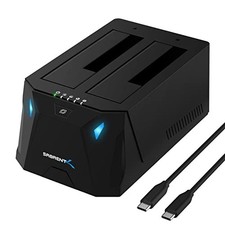 Dual-Bay USB-C Hard Drive Docking Station & Cloner EC-CH2B picture