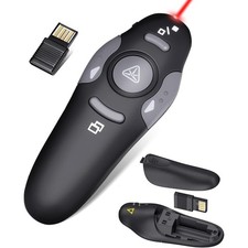 Presentation Clicker for PowerPoint, Wireless Remote Control with Red Laser picture
