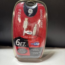 New GE 6 ft USB 2.0 Device Peripheral Cable picture