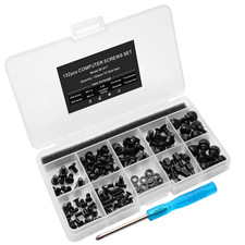 132Pcs PC Build & Repair Screw Kit with Screwdriver for Motherboard, GPU,HDD, Ss picture
