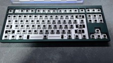 Owlab Mr. Suit R1 Green Custom Mechanical Keyboard Hot Swap PCB Tested Excellent picture