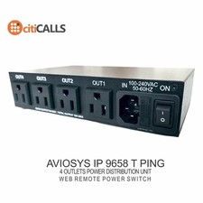 Aviosys IP9658T 4-Port Web Power Switch, Remote Control, Auto-Ping 100-240V picture