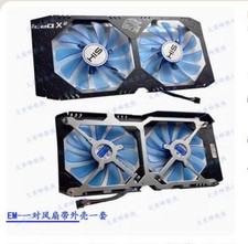 Graphics Card Cooling Fan with Casing For HIS RX580 590 4GB IceQX2 OC Parts picture