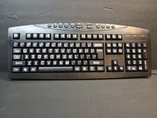 KEYSUSEE Large Print USB Keyboard Easy To Use See PC Windows Compatible WORKS picture