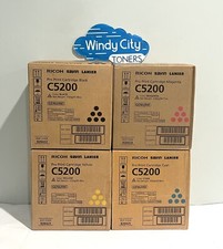 Genuine Ricoh Savin Lanier C5200 C5210 Toner Set 828422, 828423, 828424, 828425 picture