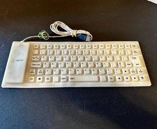 Portable 85Key Keyboard Silicone Waterproof Soft Flexible Foldable for Laptop PC picture
