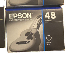 Genuine EPSON OEM Ink Cartridge Black TO48120 picture