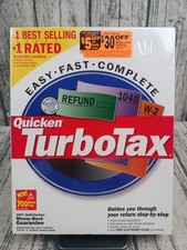 Quicken TurboTax (PC, CD-ROM, 2000, Big Box) Brand New picture