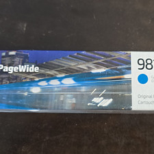 HP 981X High Yield Cyan Genuine Original Ink Cartridge L0R09A picture