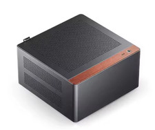 JONSBO NV10 Mini ITX PC Case Black Aluminum SFF Chassis Type-C 1U FLEX PSU picture
