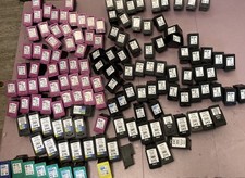 OEM Hp Cannon Lot 150 Used Empty Ink Cartridges For Refill picture