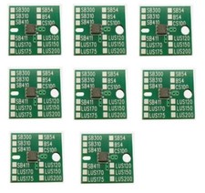 8 x ( 1 LITER) INK CHIP FOR MIMAKI LUS120 REFILL Printer C/M/Y/K/LC/LM/W/CL picture
