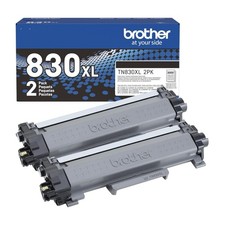 Brother Genuine TN830XL 2PK Black High Yield Printer Toner Cartridge 2-Pack picture