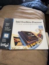 INTEL Overdrive DX40DP75 SZ956 Vintage CPU Brand NEW Sealed picture