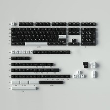 172 Keys WOB Keycaps Cherry Profile Double Shot Keycap Set Fits 60/65/95 picture