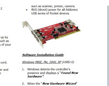 Addonics Technologies USB 2.0 Host Adapter picture