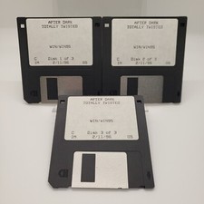 After Dark Totally Twisted Screen Saver Vintage Floppy Disks Used Sold As Blanks picture