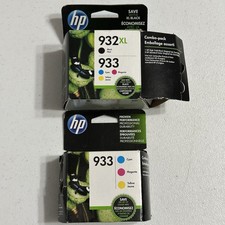 Lot Of HP 932XL & 933 Genuine Ink Cartridges Black & Tri-color Expired picture