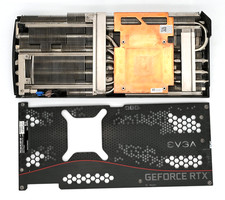 EVGA RTX 3090 FTW3 Ultra Heatsink Fan Cooler Backplate Assembly Parts Repair picture