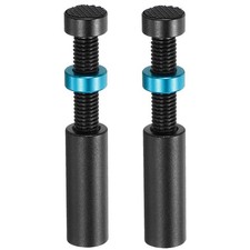 2Pcs Graphics Card Support,49-80mm Adjustable Height, Aluminum Alloy Black, Blue picture