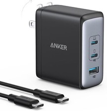 Anker Nano II 100W USB C Wall Charger 3-Port Adapter for MacBook/iPhone/Samsung picture