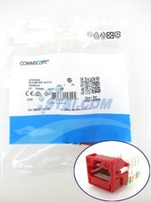 Commscope Systimax MGS400-317 GigaSpeed Cat6 Modular Jack, Red ~STSI picture