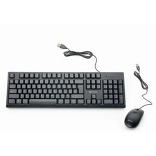 Lot of 6 Verbatim 70734 CORDED USB KEYBOARD AND MOUSE S14 picture