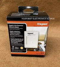 NEW Legrand DA2304-V1 ON-Q Gigabit 4-Port Powerline Network Adapter picture
