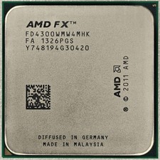 AMD FX-4300 FD4300WMW4MHK Quad-Core 3.8GHz-4.0GHz AM3+ Processor 4C CPU Tested  picture