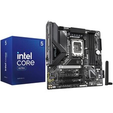 Micro Center CPU Motherboard Combo -Ultra 5 Desktop Processor 225F 10 cores w... picture