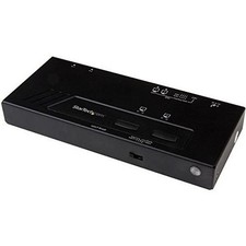 StarTech.com 2x2 HDMI Matrix Switcher - 4K UltraHD HDMI Switch with Fast Switchi picture