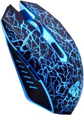 C10 Wireless Gaming Mouse Rechargeable Silent Optical Mice 7 Colors LED Lights picture