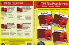 TPS Test Prep Services (Algebra 1, 2) (Geometry) (Trigonometry) PC CD-ROM picture